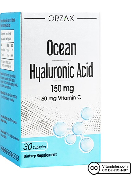 Ocean Hyaluronik Asit 30 Kapsül