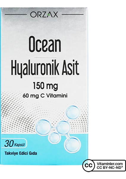 Ocean Hyaluronik Asit 30 Kapsül