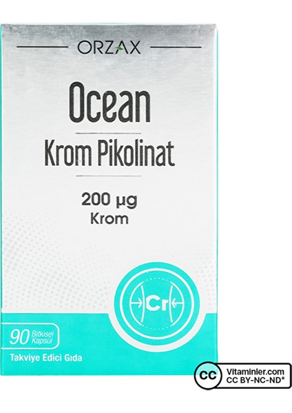 Ocean Krom Pikolinat 200 Mcg 90 Kapsül