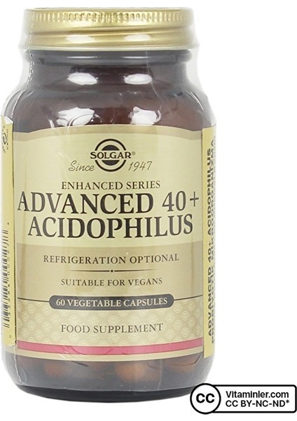 Advanced 40+ Acidophilus 60 Kapsül
