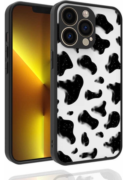 - iPhone 13 Pro Max - Kılıf Desenli Kamera Korumalı Parlak Nora Kapak