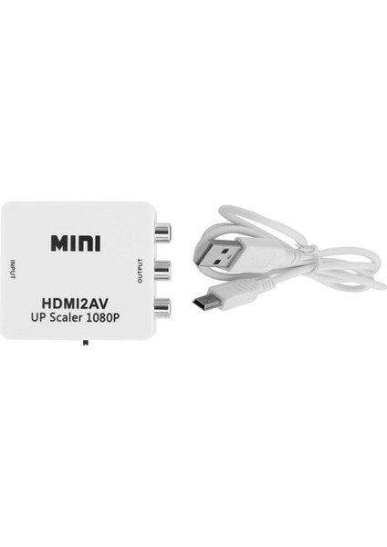 HDMI To Av Rca Tos Çevirici Dönüştürücü Adaptör