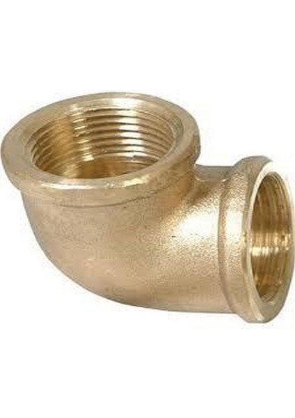 Pirinç Dişi Dirsek 3/8"