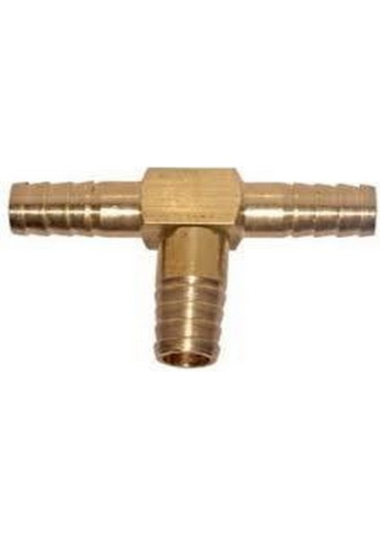 Pirinç Hortum Te 8 mm