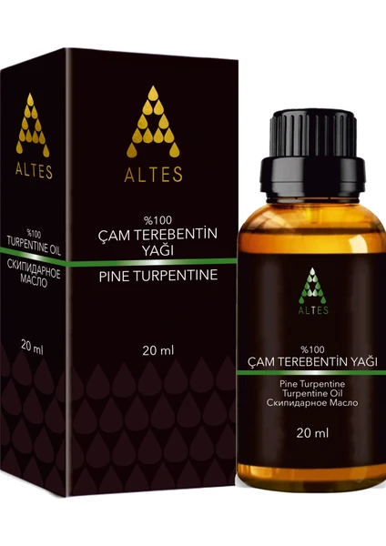 %100 Saf Çam Terebentin Yağı / Turpentine Oil / Pine Turpentine 20ML