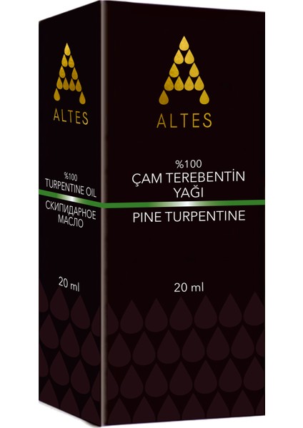 %100 Saf Çam Terebentin Yağı / Turpentine Oil / Pine Turpentine 20ML