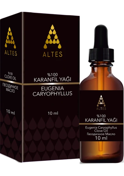 %100 Saf Karanfil Uçucu Yağı / Clove Oil / Eugenia Caryophyllus 10ML