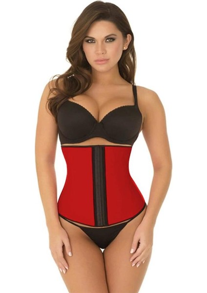 Kırmızı Mı 9161 Agraflı Bel Korse-L