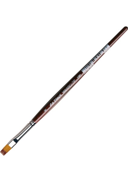 Vario Tip Sentetik Düz Uçlu Sulu Boya Hobi Fırçası Seri 1381 No8