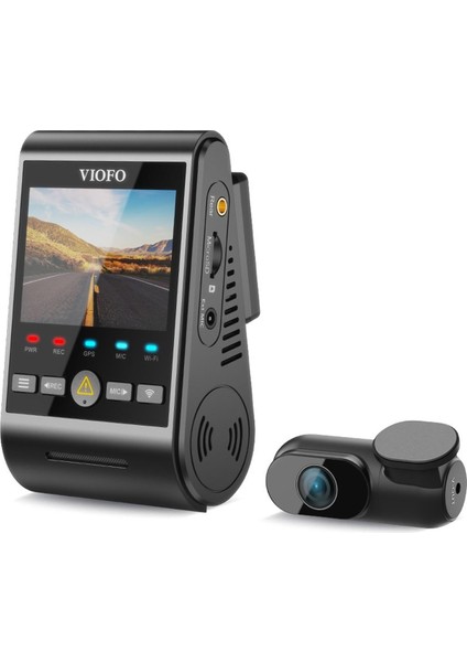 A229 Duo 2 Kameralı Ön-Arka 2k 1440P 5ghz Wifi Gps’li Araç Kamerası