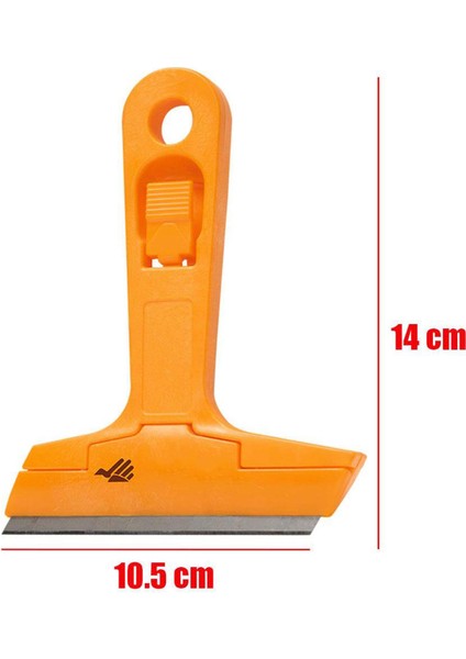Turuncu Cam Kazıma Bıçağı Saplı 14,5 cm CKS002