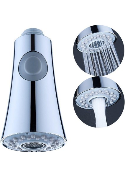 Pull-Out Banyo Mutfak Batarya Fonksiyonlu Musluk Başlık