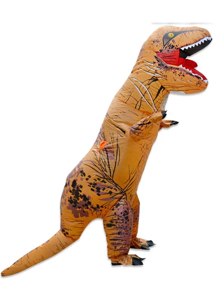 Yetişkin Şişme T-Rex Dinozor Partisi Tulum Kostüm  Karnaval Oyuncak (Yurt Dışından)