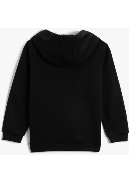 3WKB10137TK Koton Erkek Çocuk Sweat Siyah