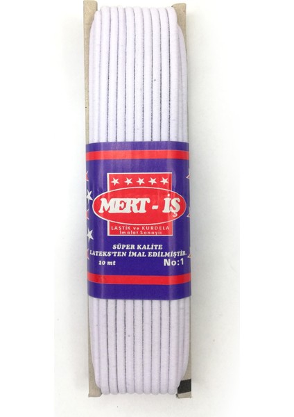 Lastik Çamaşır Don Etek Bel Paça Lastiği 10 Metre