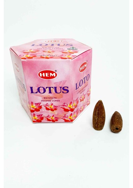 Hem Tütsü 10 Adet Geri Akış Backflow Şelale Tütsü Konisi Tütsü Back Lotus Vanilla