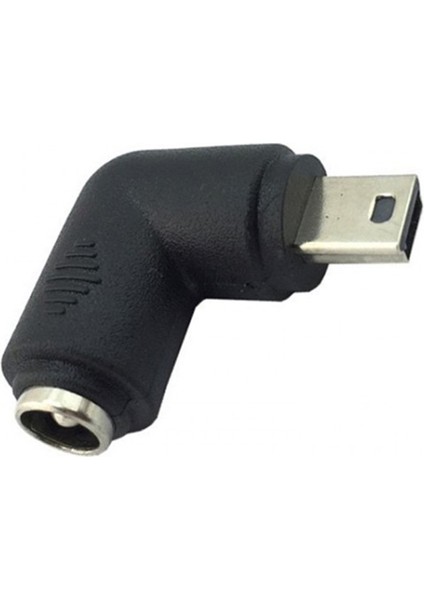 Dc Barrel Jack Mini USB Erkek Konnektör Adaptörü 5.5mm / 2.1mm