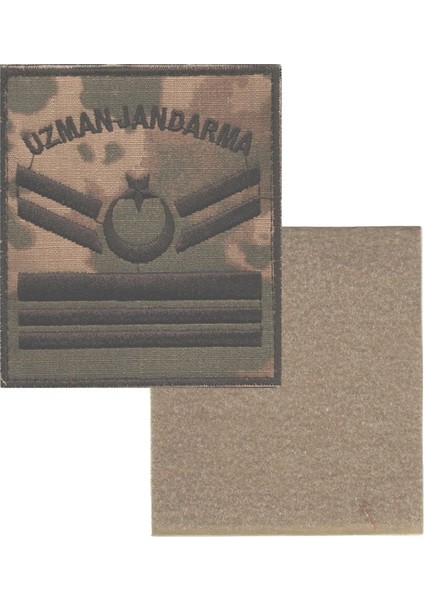 Uzman Jandarma Çöl (3,4,5,6,7,8) Kademe Bez Rütbe
