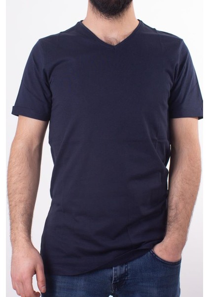 1827 Lacivert V Yaka Erkek T-Shirt fiyatları