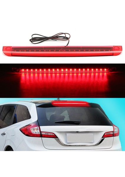 Evrensel Araba Motosiklet Kırmızı 12V 20 LED 3rd Yüksek Montajlı Fren Kuyruk Stop Lambası (Yurt Dışından)