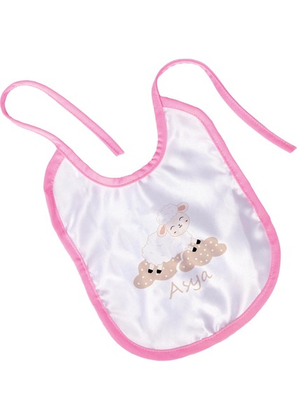 Ahşap Sandıkta Kişiye Özel Zıbın Önlük Taş İsimlik Ve Patik Bebek Seti 109431