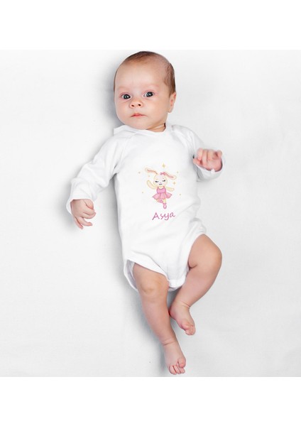 Kişiye Özel Bebek Hediye Seti Ahşap Sandıkta Zıbın Biberon Taş İsimlik ve Patik modelleri