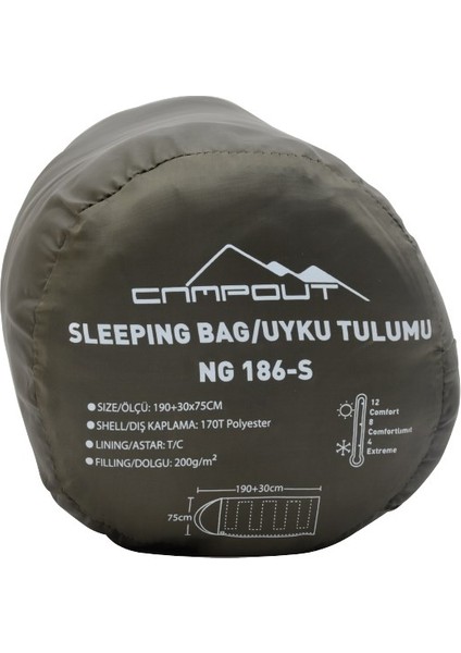 Campout Uyku Tulumu 22 cm Ng 186-S