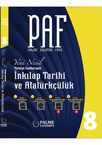 PAF 8. Sınıf Inkılap Tarihi Anlatım Föyleri Kurumsal