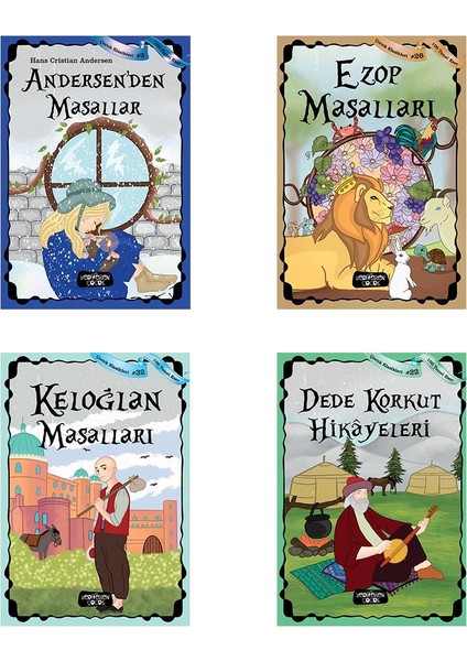 Çocuk Klasikleri Masallar Seti 4 Kitap Takım