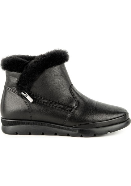 Yeti 6 Nokta Anatomik Taban Hakiki Deri Kadın Bot