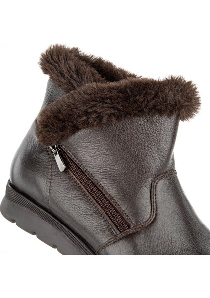 Yeti 6 Nokta Anatomik Taban Hakiki Deri Kadın Bot modelleri