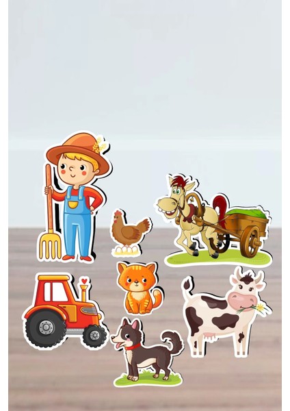 Çiftlik Konseptli Ayaklı Pano Seti