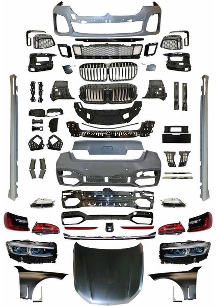 Bmw G11 M Body Kit G12LCI Dönüşüm Kiti Full Set 2016+ 7 Serisi