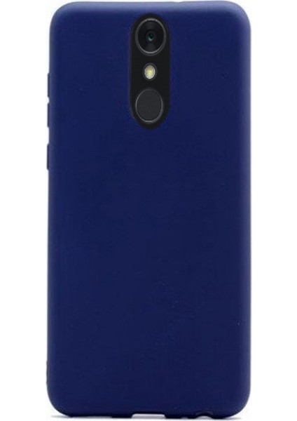 Lg Q7 Plus Kılıf Premier Esnek Yumuşak Lüx Silikon Lacivert