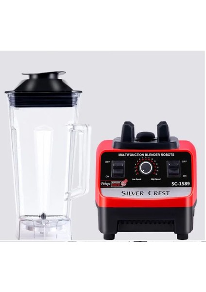 New Silver Crest Blender - Bar Cafe Blender Kırmızı