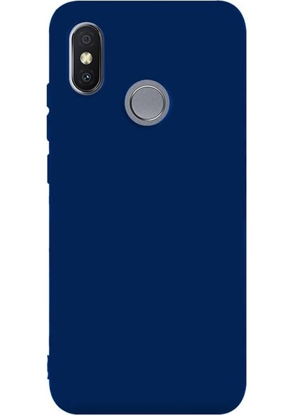 Apsuwa Xiaomi Mi Max 3 Kılıf Premier Lüx Yumuşak Silikon Lacivert