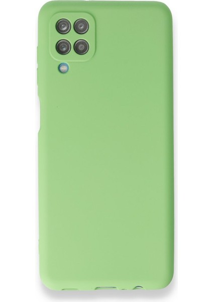 Samsung Galaxy M12 Kılıf Ultra Elastik Silikon Rubber Premier Yeşil