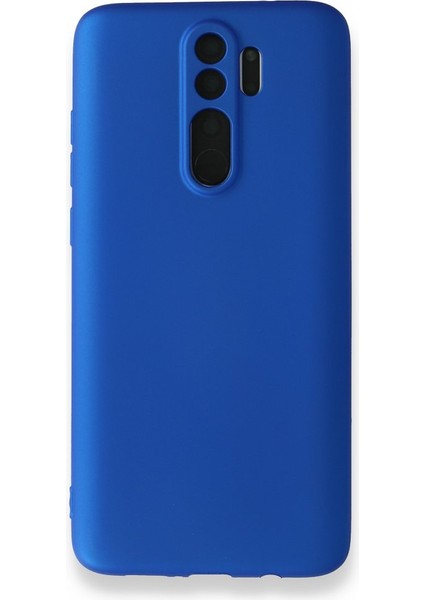 Xiaomi Redmi Note 8 Pro Kılıf Ultra Elastik Silikon Rubber Premier Mavi
