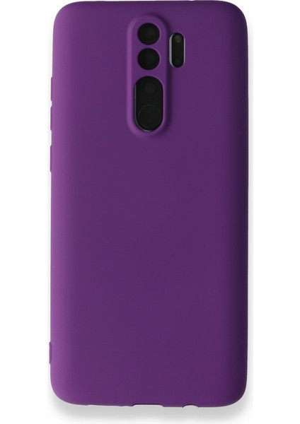 Apsuwa Xiaomi Redmi Note 8 Pro Kılıf Ultra Elastik Silikon Rubber Premier Mor