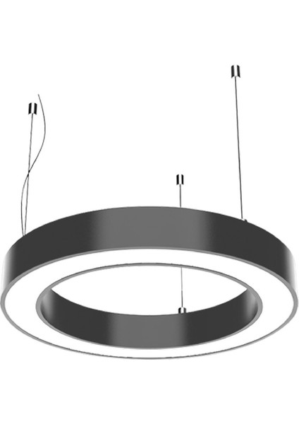 40 cm Simit Dekoratif LED Sarkıt Yuvarlak Armatür Avize Aydınlatma 4000K