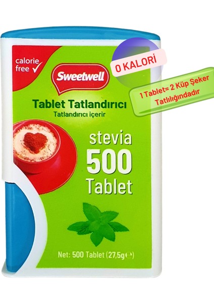 Stevia Tablet Tatlandırıcı 500 Tablet