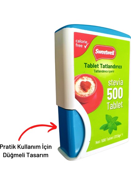 Stevia Tablet Tatlandırıcı 500 Tablet