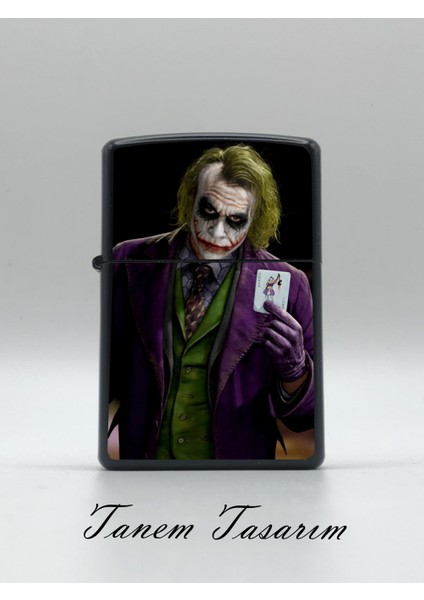 Joker 6 - Özel Tasarım Uv Baskı Benzinli Çakmak (Kişiye Özel Isim Yazılabilir)
