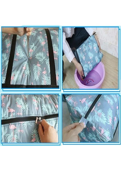 Baskılı Oxford Kumaş Büyük Kapasiteli Vintage Bagaj Çanta Hareketli Çanta Tote Çanta Seyahat Erkek Kadınlar İçin Çanta Çantalar Dropshipping | Katlanabilir Saklama Torbaları (Yurt Dışından) modelleri