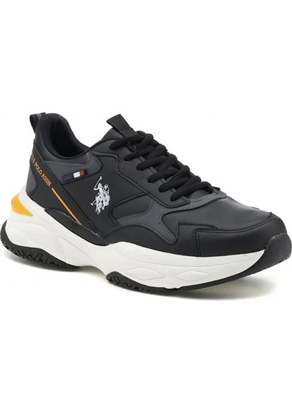 Solidar Erkek Siyah Ayakkabı Sari