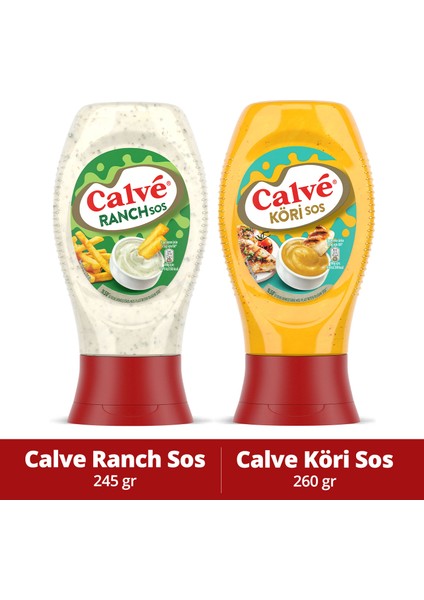 Sos Ranch 245 g + Calve Sos Köri 260 g