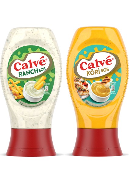 Sos Ranch 245 g + Calve Sos Köri 260 g
