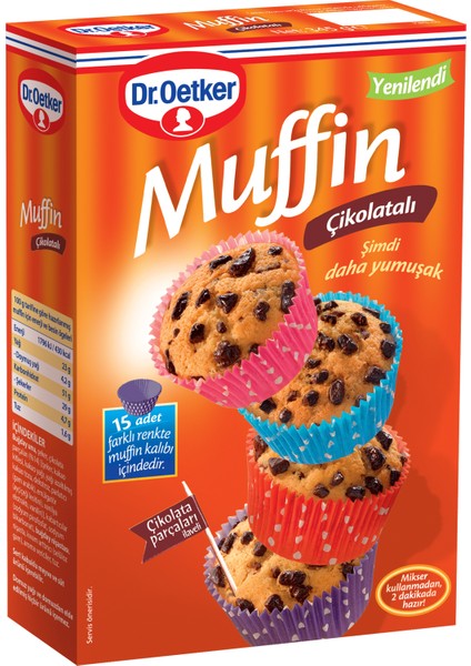 Dr.Oetker Çikolatalı Muffin 345 Gr