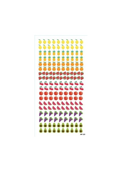 Meyveler Tırnak Dövmesi,tırnak Tattoo,nail Art ,tırnak Sticker fiyatları