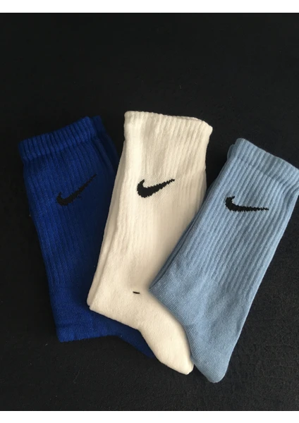 Ays Socks Boutique 3'lü Pamuklu Tenis Boy Çorap